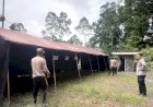 Polres-Lumajang-Dirikan-Tenda-Darurat-Tanggap-Bencana-Erupsi-Gunung-Semeru