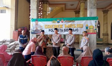 Polresta-Sidoarjo-Gelar-Grebek-Masjid-di-Masjid-Al-Ikhlas-Bungurasih