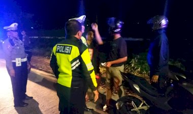 Polisi-Tindak-Tegas-Pembalap-Liar-di-Jalan-Nasional-Lamongan-Babat,-Puluhan-Motor-Diamankan