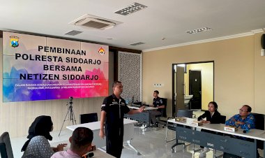 Humas-Polresta-Sidoarjo-Gandeng-Netizen-Siap-Tangkal-Hoaks-di-Masa-Kampanye-Pemilu