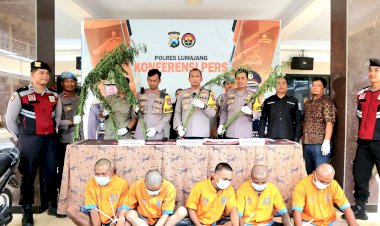 Polres-Lumajang-Berhasil-Ungkap-Peredaran-Narkoba-dan-Ladang-Ganja-5-Tersangka-Diamankan