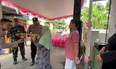 Tarik-Animo-Warga-Datang-ke-TPS,-Polresta-Sidoarjo-Siapkan-Makan-Gratis