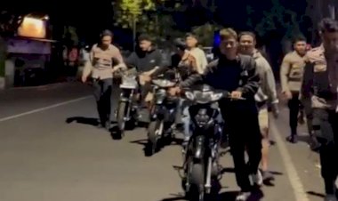 Polisi-Amankan-14-Unit-Motor-Diduga-Terlibat-Bali-di-Kedungkandang-Kota-Malang