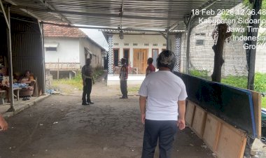 Polsek-Tulangan-Datangi-Lokasi-Diduga-Tempat-Sabung-Ayam