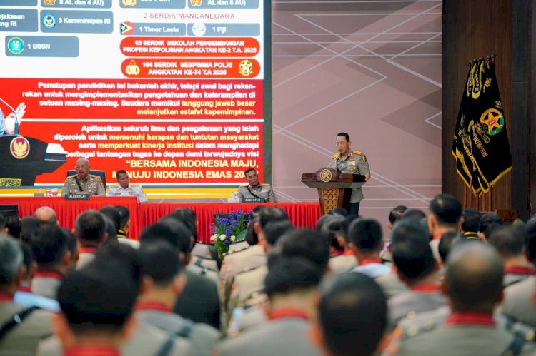 Kapolri Tekankan Sinergi Lintas Institusi dalam Penutupan Pendidikan Sespim Polri Tahun 2025